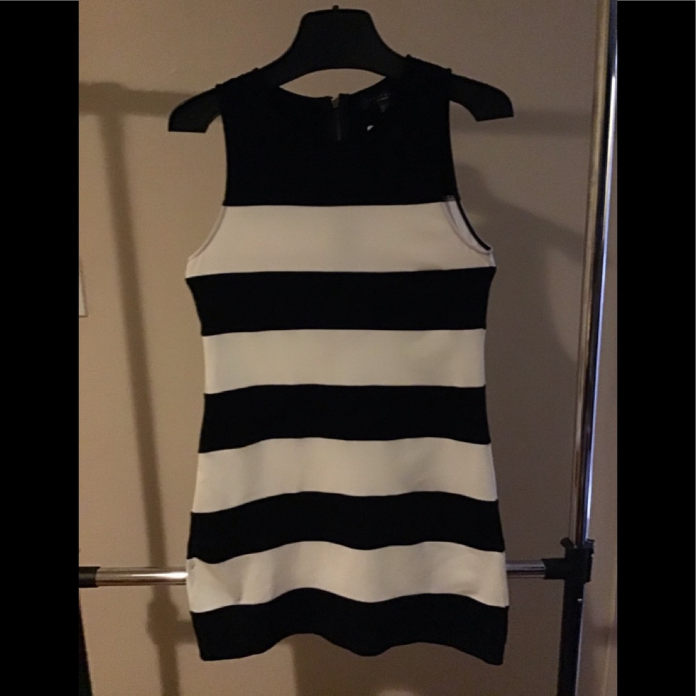 Blue & White striped dress